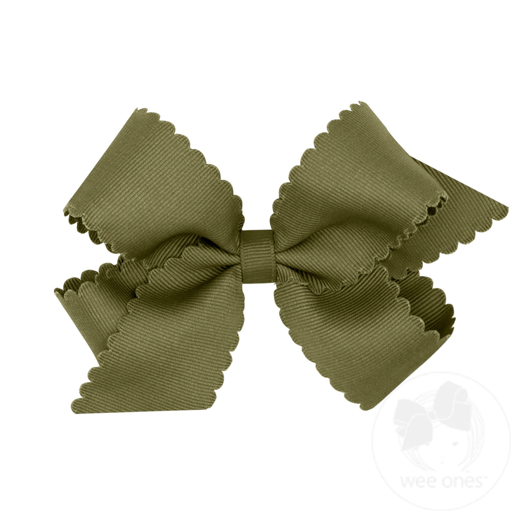 Scallop Grosgrain Bows