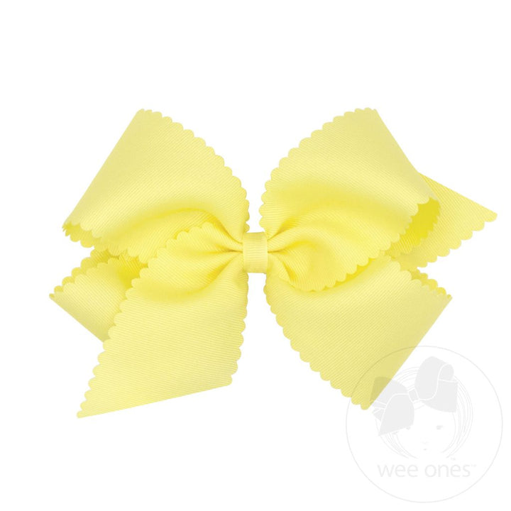 Scallop Grosgrain Bows