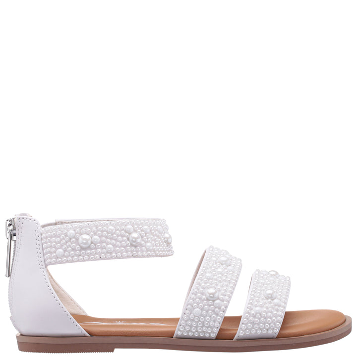 Analeigh Sandal - Smooth White