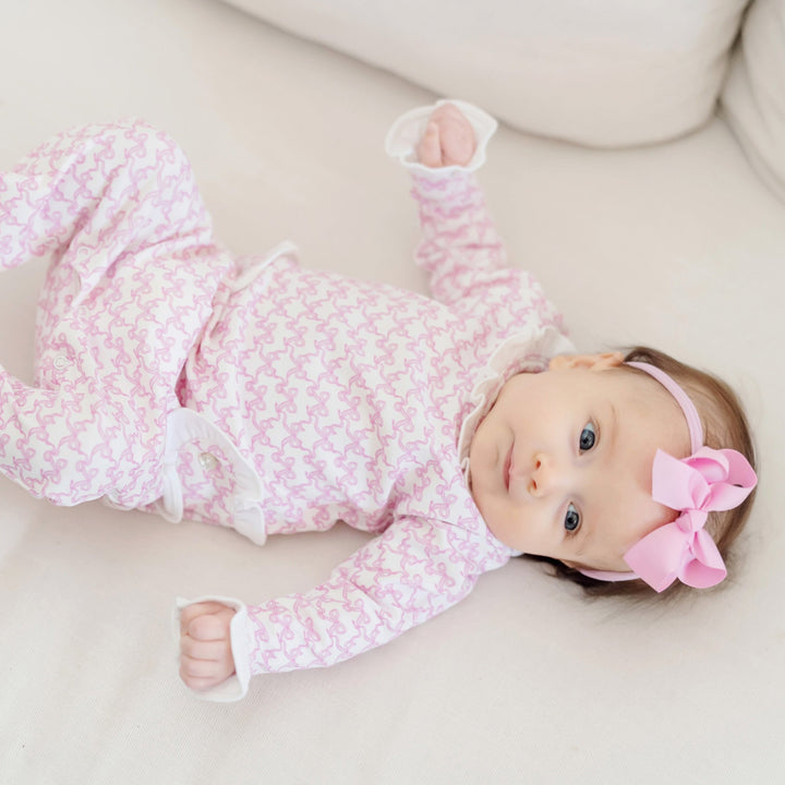 Lucy Girls' Pima Cotton Footie