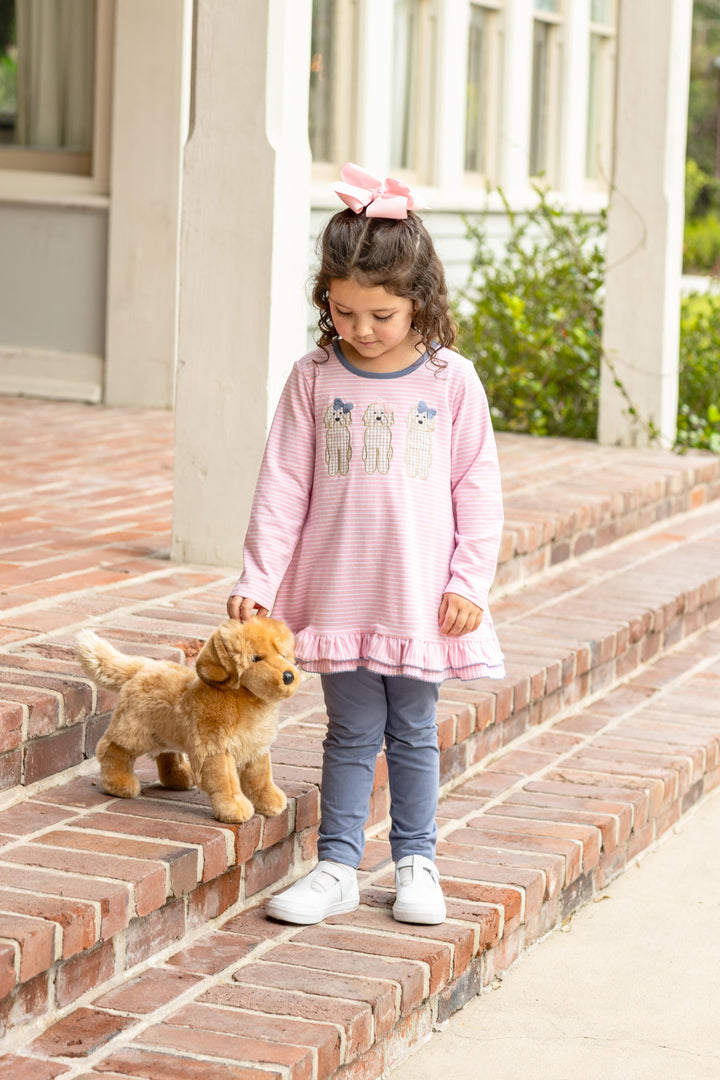 Dog Ruffle Pant Set
