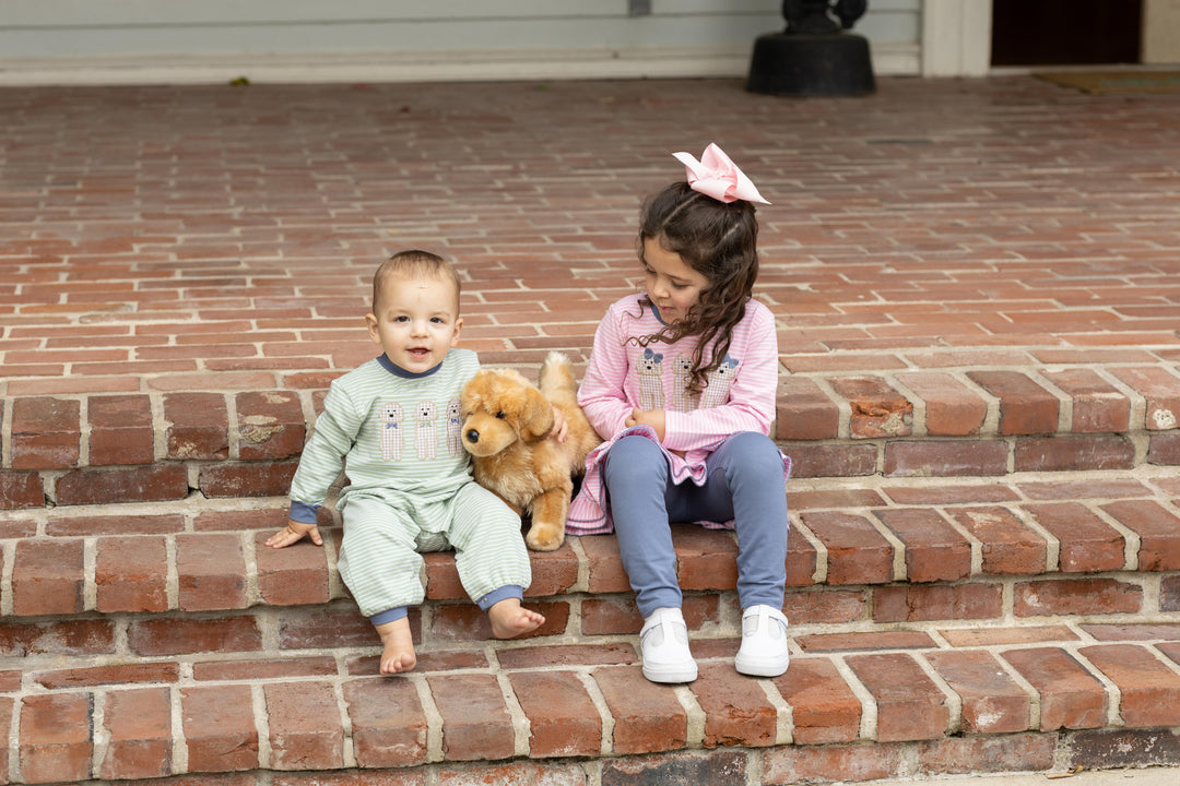 Dog Ruffle Pant Set