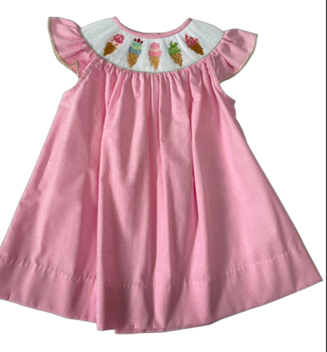 Emma Ice Cream Bishop Dress
