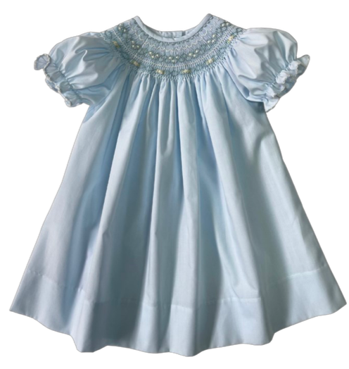 Emma Smocked Bishop Dress