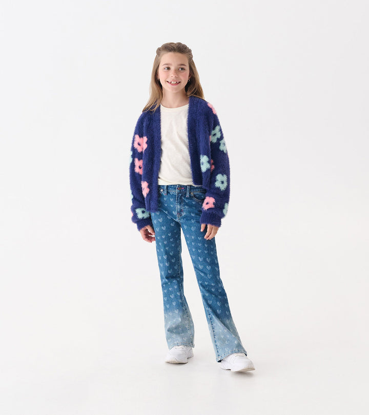 Hearts Flared Leg Denim