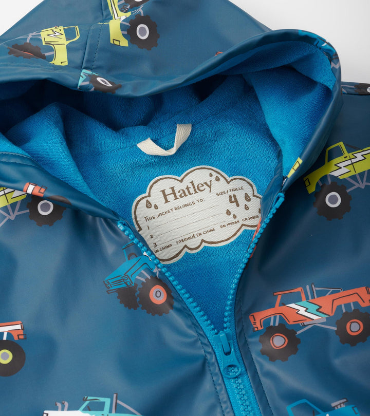 Monster Trucks Rain Jacket