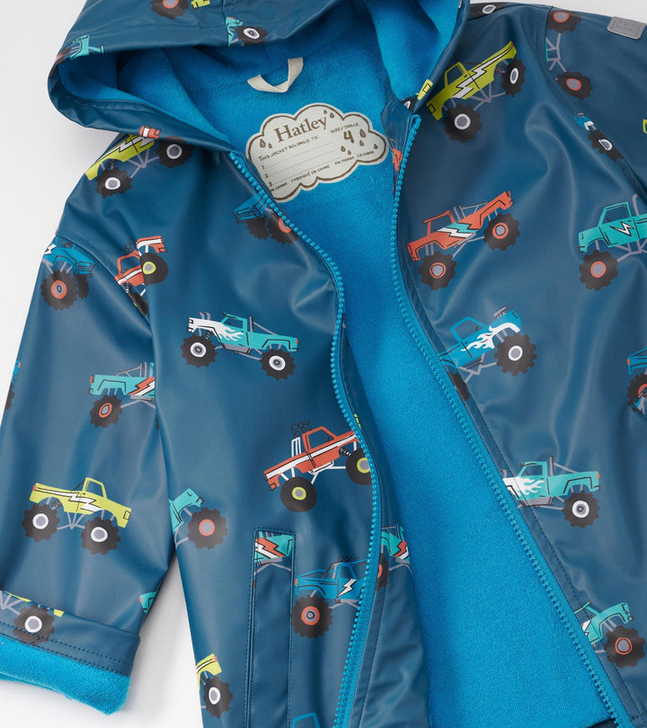 Monster Trucks Rain Jacket