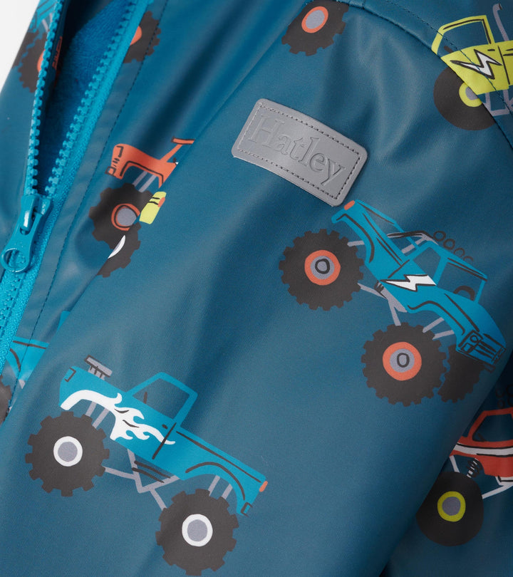 Monster Trucks Rain Jacket