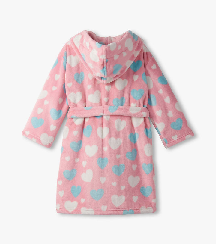 Big Hearts Fuzzy Robe