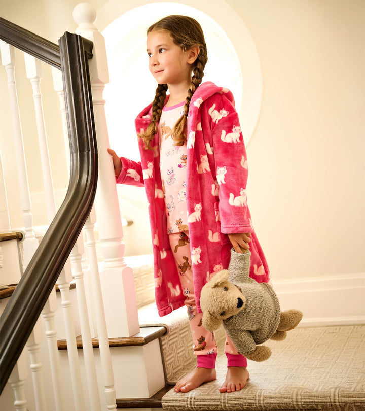 Little Kitties Fuzzy Robe