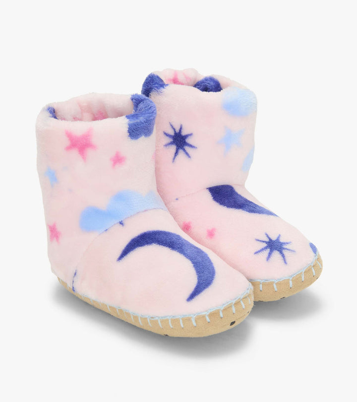 Fleece Slippers - Night Sky