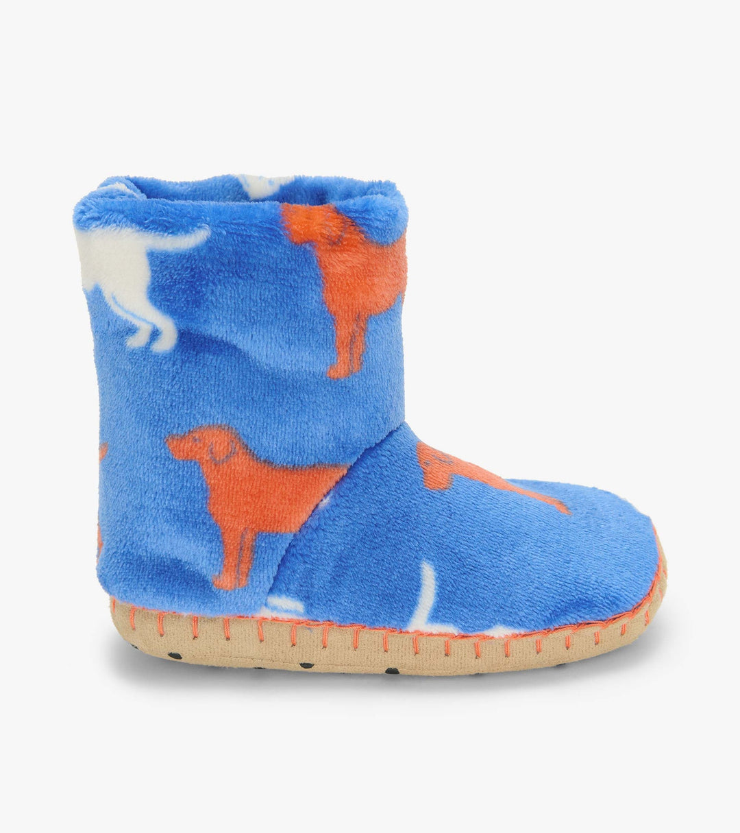 Fleece Slippers - Dog Silhouette