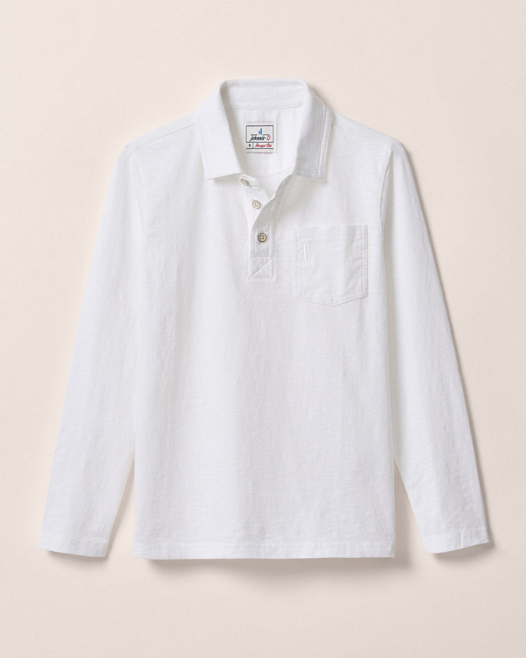 Coastal Wash Jr. Long Sleeve Polo