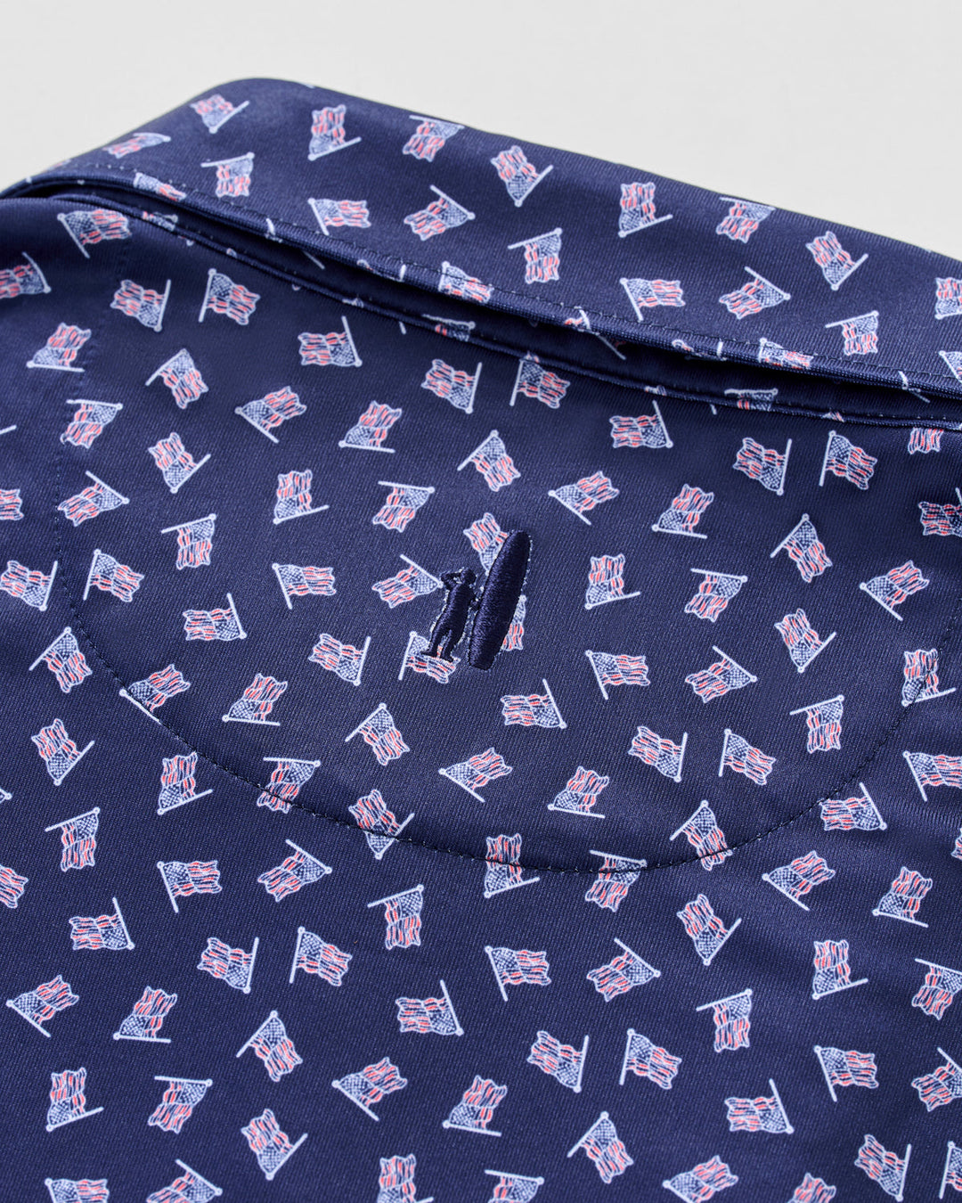 Performance Jersey Polo - USA Navy