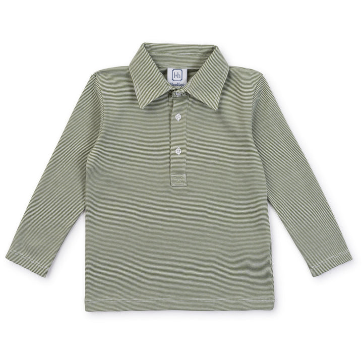 Finn Cotton Long Sleeve Polo Shirt for Boys