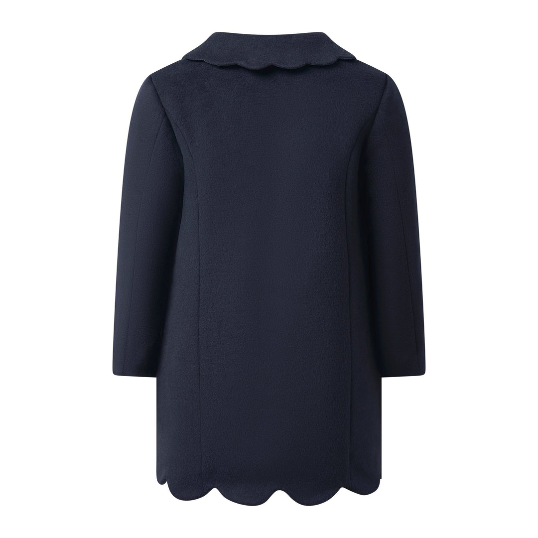 Scalloped Dress Coat
