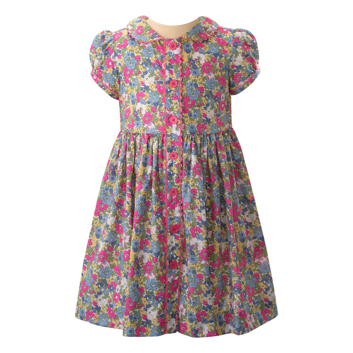 Peony Button Front Dress