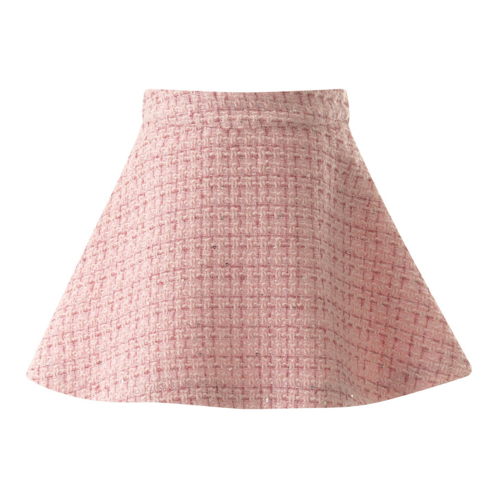 Pink Tweed Jacket & Skirt Set