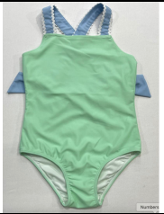 Mint & Light Blue Swimsuit