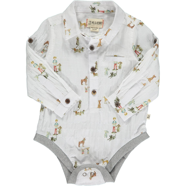 Henry All Over Print Onesie