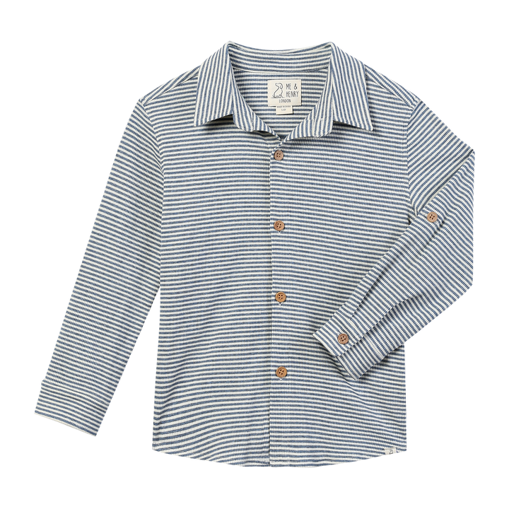 Columbia Ribbed Striped Jersey  Shirt - China / Cream