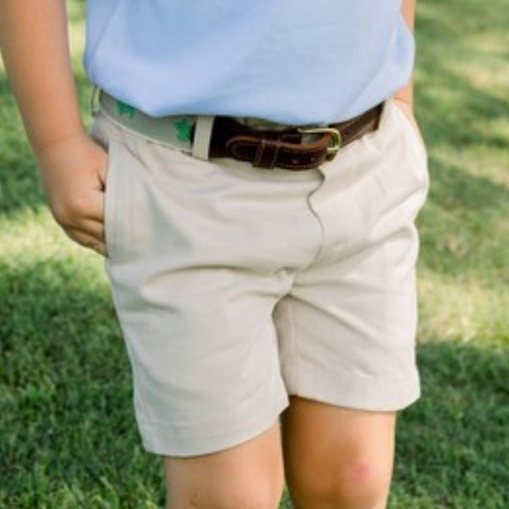 Khaki Twill Shorts