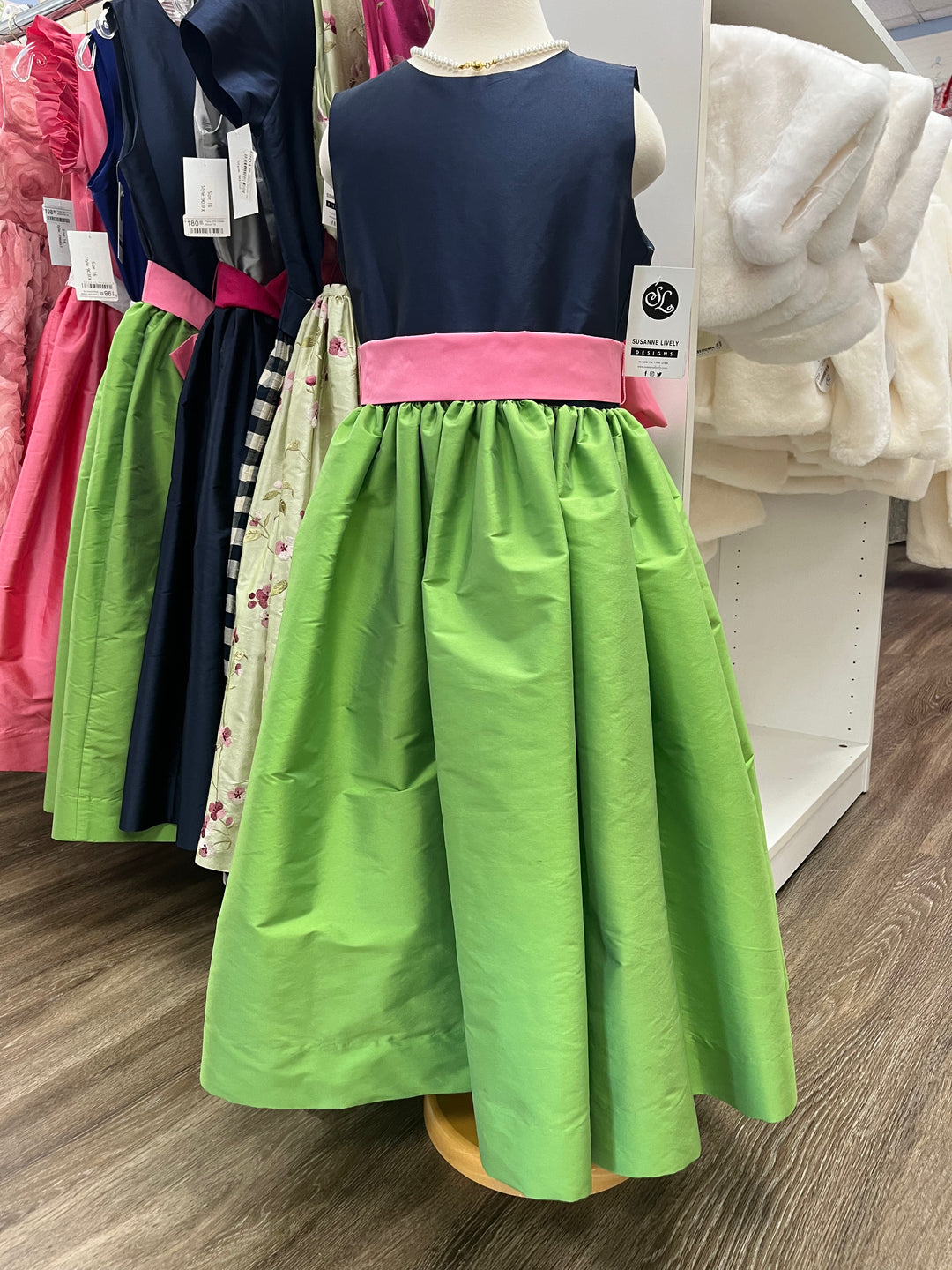 fake silk dress Women Satin Faux Silk Dress Off Shoulder Frill Bow Fairy Prom Off-Shoulder Dress