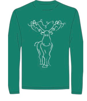 Long-Sleeved Moose T-Shirt