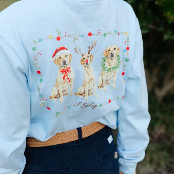 Long-Sleeve Tee - Christmas Labs