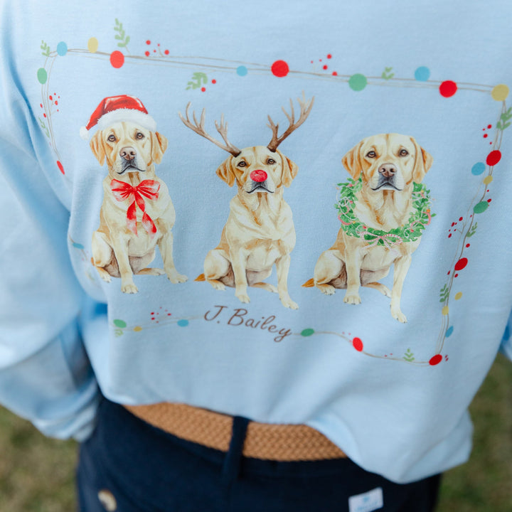 Long-Sleeve Tee - Christmas Labs