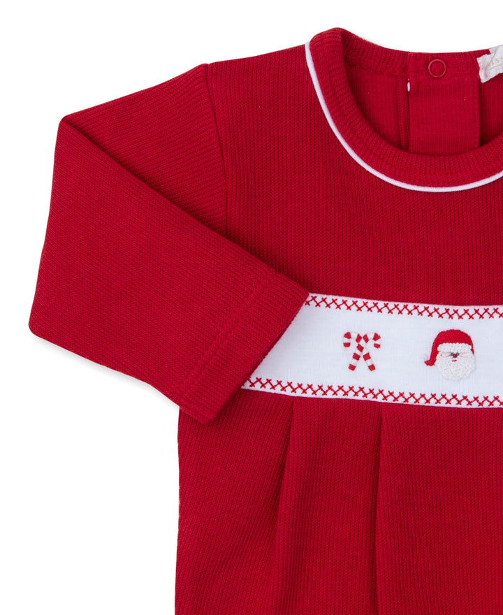 CLB Holiday Medley 25 Santa Hand Embroidered Playsuit