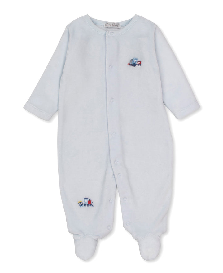 Toot Toot Velour Footie
