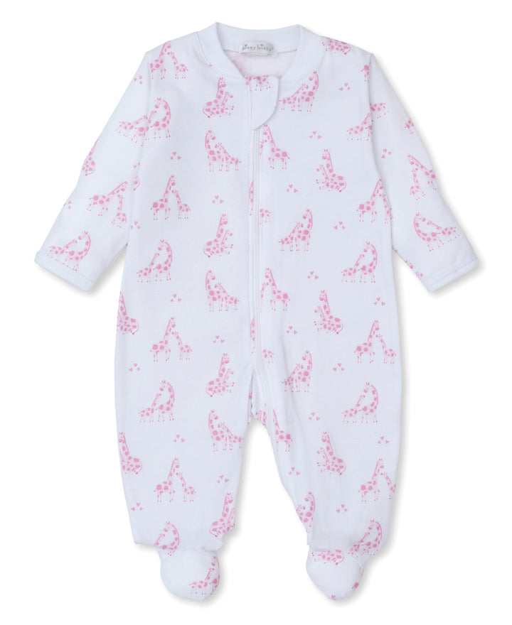 Giraffe Glee Footie with Zipper