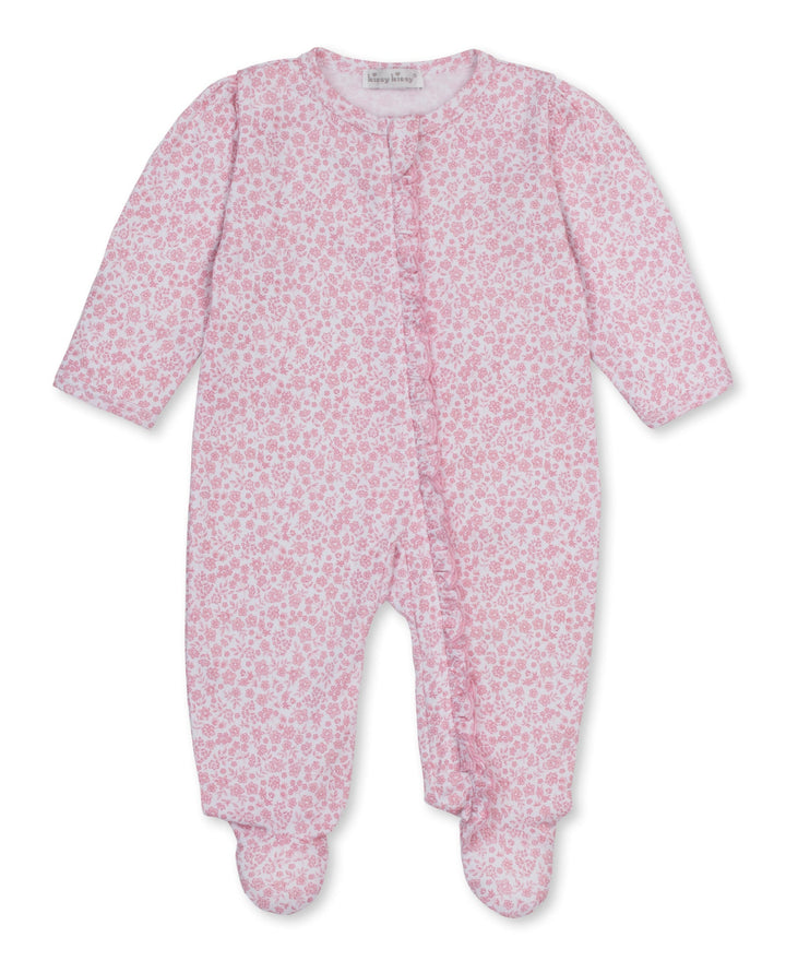 Fall Blooms Zip Footie