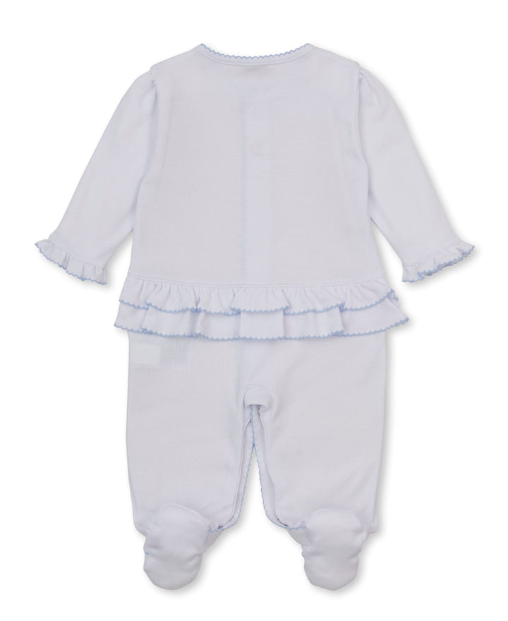 Premier Rose Bow Hand Embroidered Footie
