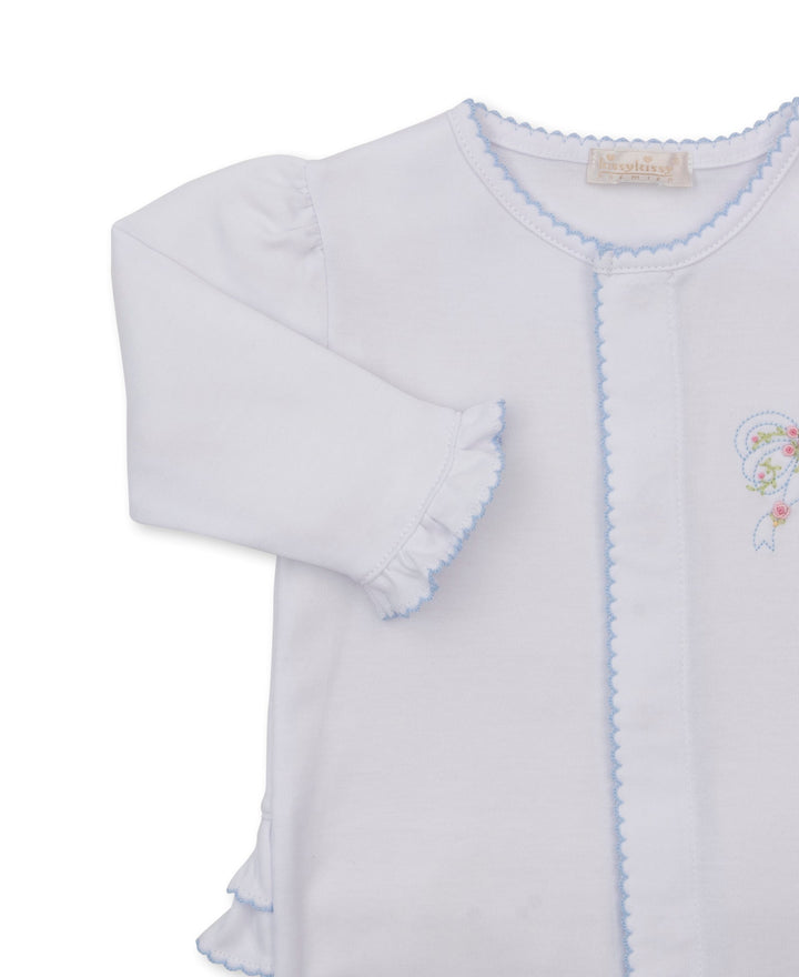 Premier Rose Bow Hand Embroidered Footie