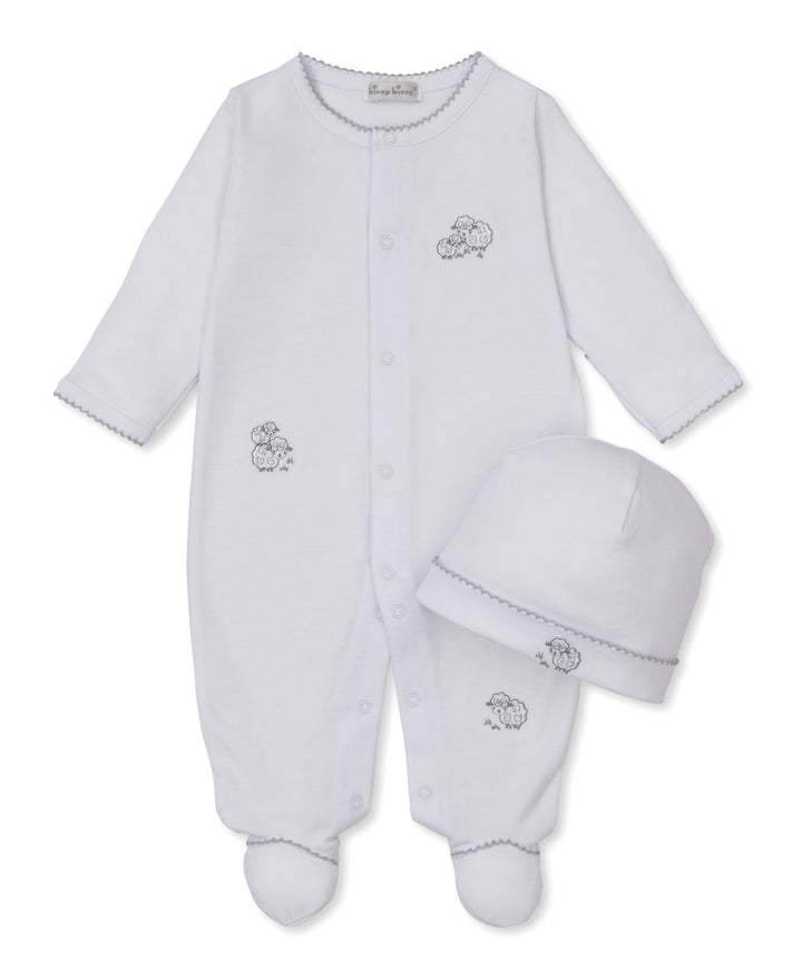 Sweet Sheep  Footie &amp; Hat Set