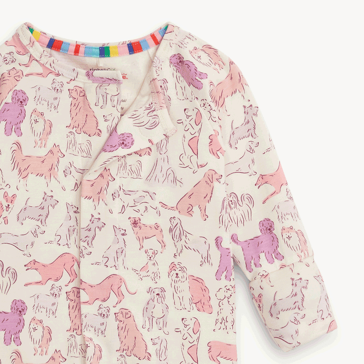 Magnetic RightFit™ It's A Paw-ty Footie