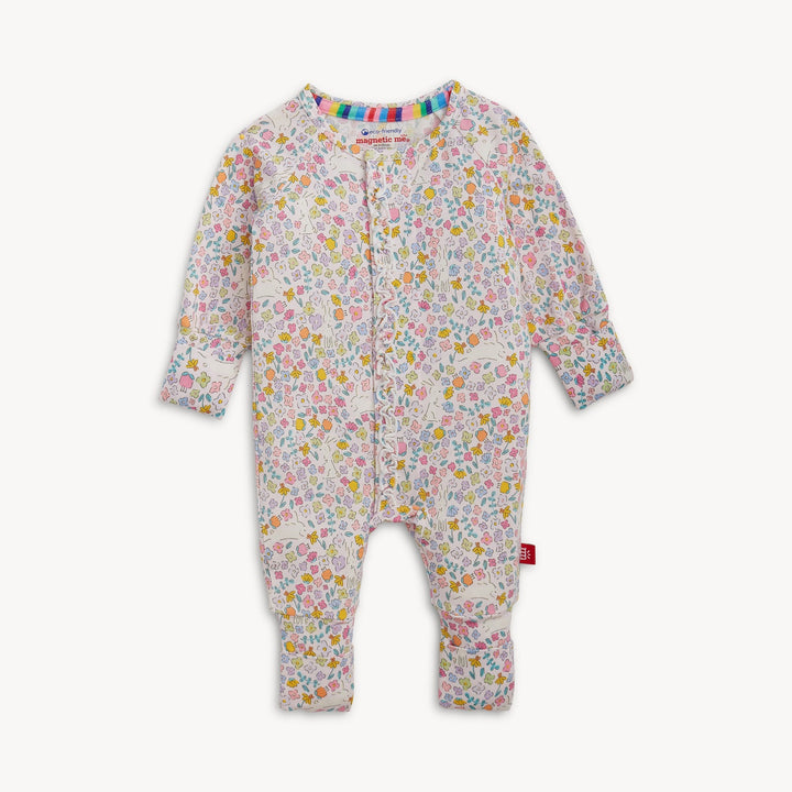 Bunny Blossom Magnetic Ruffle Convertible Coverall