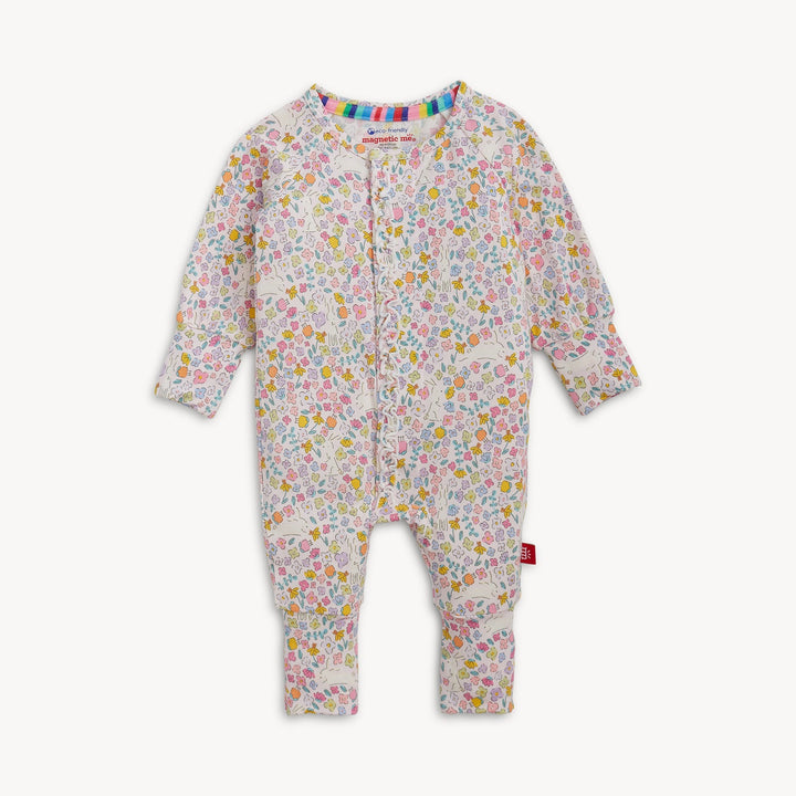Bunny Blossom Magnetic Ruffle Convertible Coverall