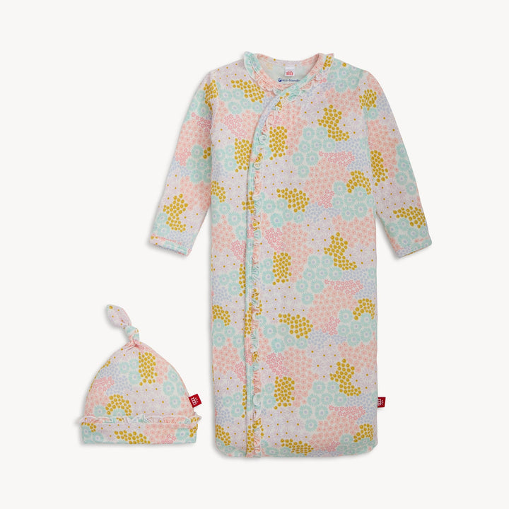 Harper Ruffle Magnetic Gown &amp; Hat Set