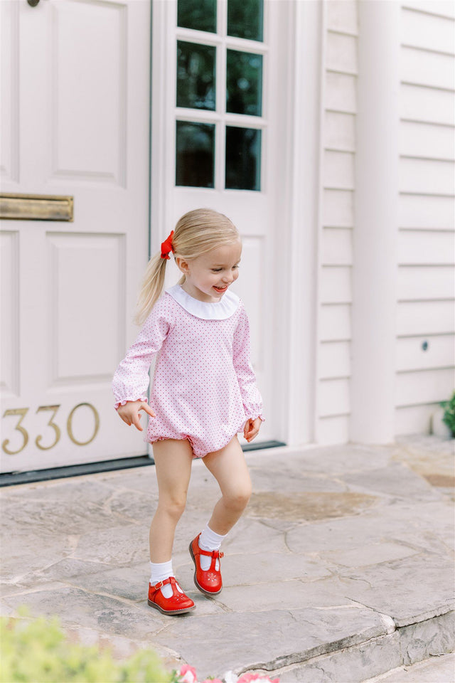 Red Dot Long-Sleeve Girl Bubble