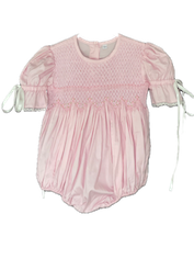 Nikki Bubble - Pink Smocked Bodice