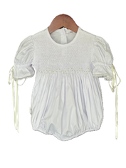 Nikki Bubble - White Smocked