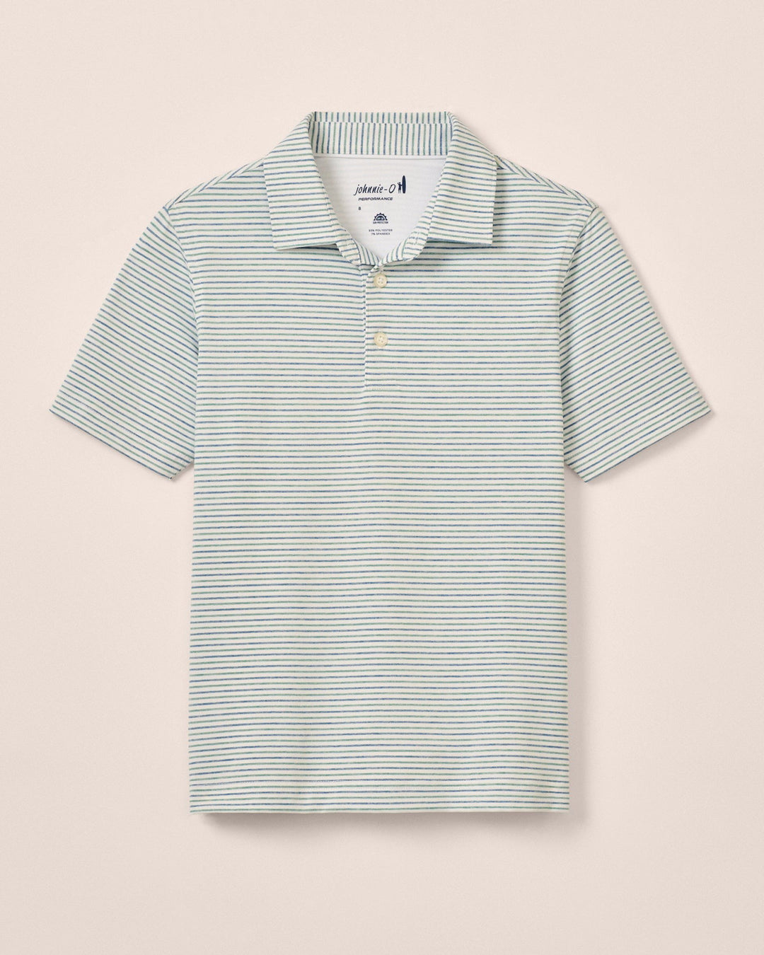 Vik Jr. Striped Jersey Performance Polo