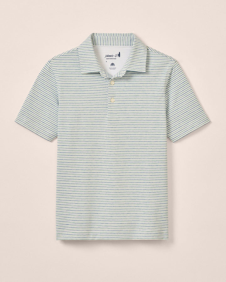 Vik Jr. Striped Jersey Performance Polo