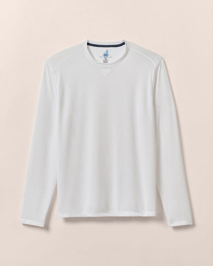 The Course Jr. Long-Sleeve Performance T-Shirt - White