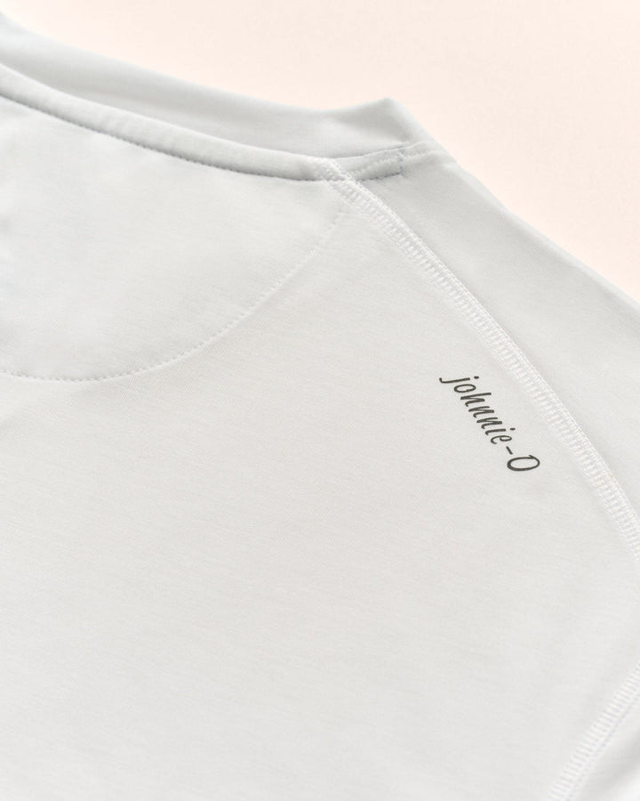 The Course Jr. Long-Sleeve Performance T-Shirt - White