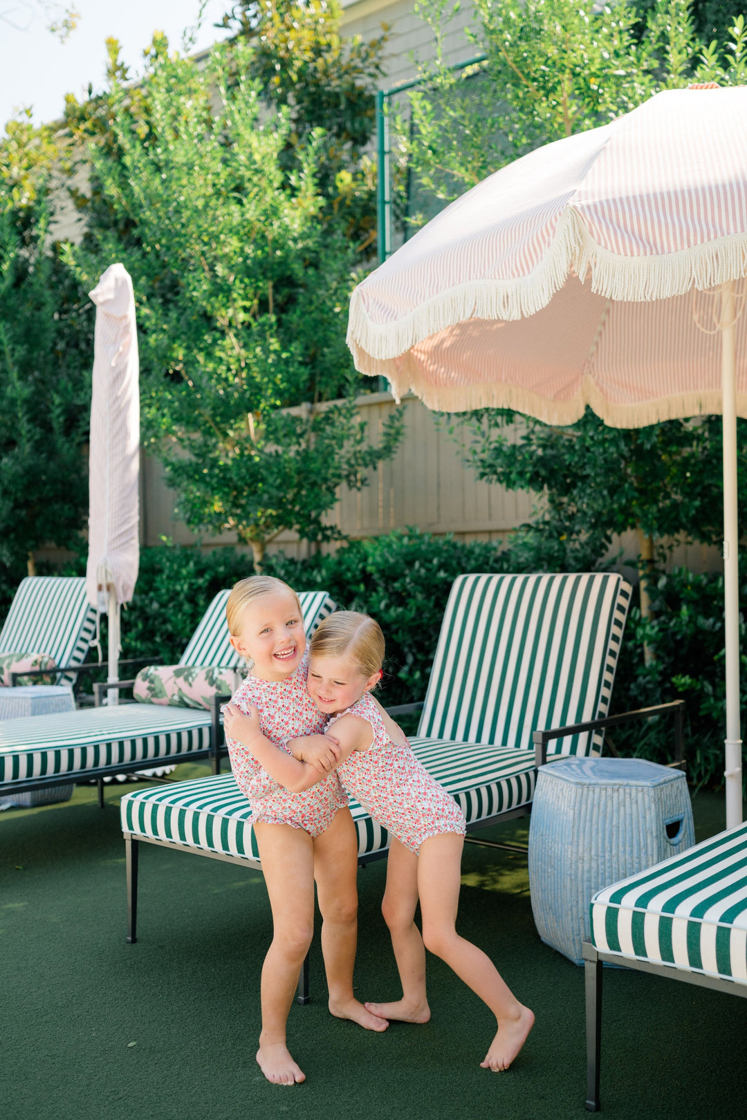 Geranium Rash Guard Swim Suit