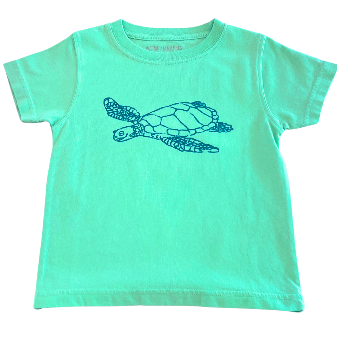 Short-Sleeved Sea Turtle T-Shirt